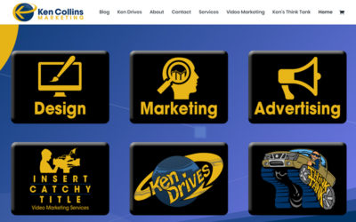 Brand New Ken Collins Marketing Website
