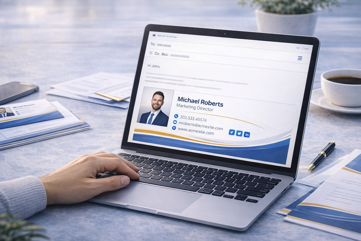 Professional Email Signature Design Professional Email Signature Design