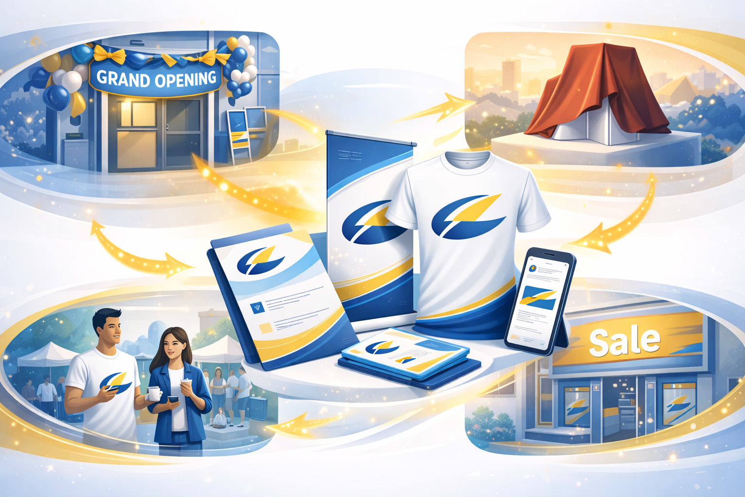 Coordinated Promotional Graphics | Ken Collins Marketing Coordinated Promotional Graphics