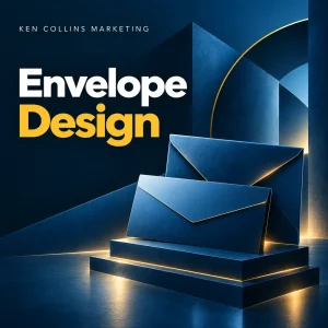 Kcmproduct66737envelopedesign | Ken Collins Marketing Envelope Design Ken Collins Marketing